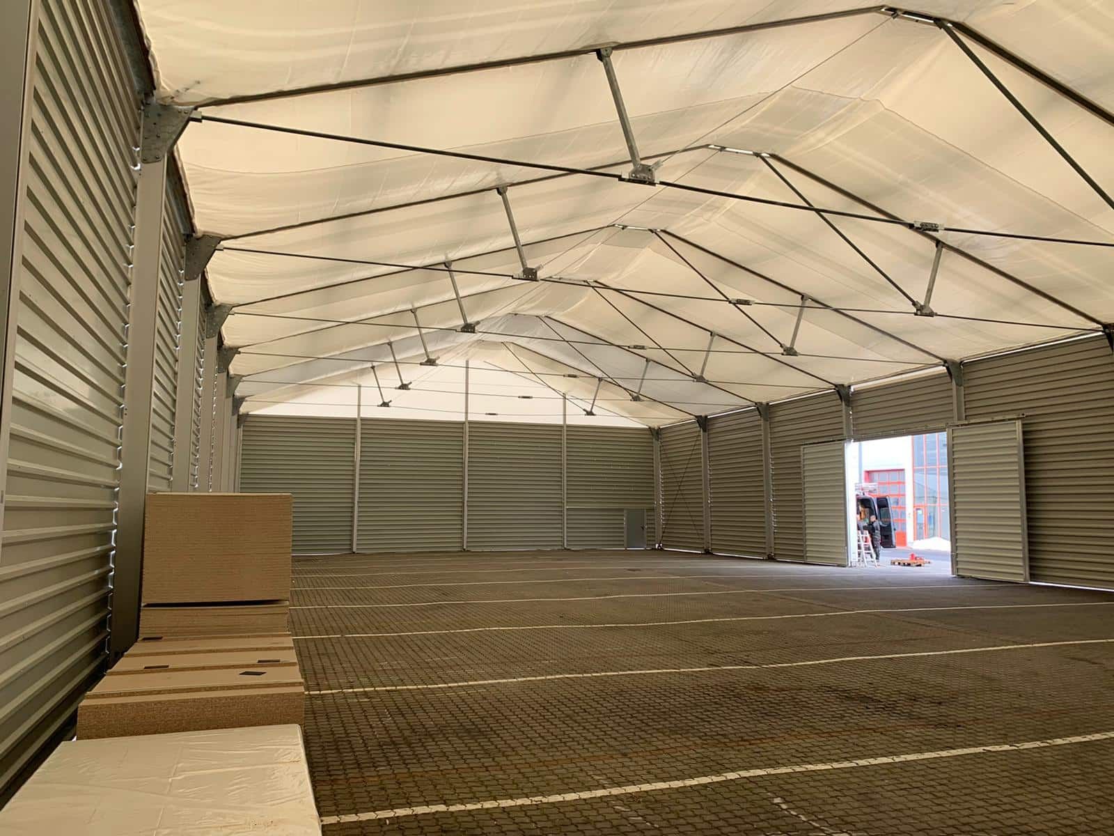 kondenswassergeschützte Kalthalle